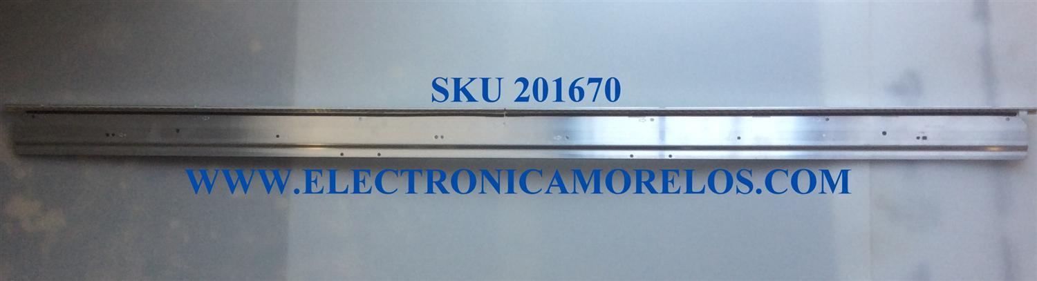 LED PARA TV / SONY LJ64-03374A / FW11210A0 / SLED 2012SLS55 7030 58 R REV1.1 / SLED 2012SLS55 7030 58 L REV1.1 / 2012SLS55 / PANEL LTY550HJ04-A01 / MODELO KDL-55EX640